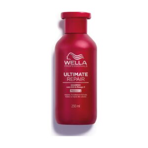 Kit Wella Ultimate Repair Completo: Shampoo 250ml + Máscara 150ml + Miracle Hair Rescue 95ml