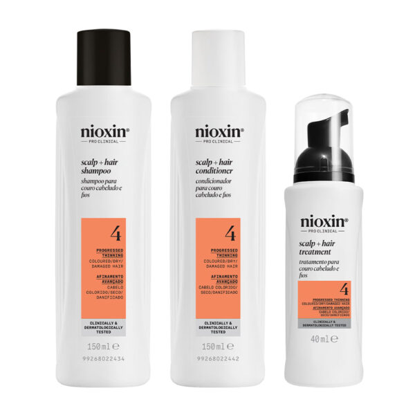 4064666844046_1.jpg Kit Sistema 4 150+150+40ml - Espessamento para Cabelo Colorido, Afinamento Avançado