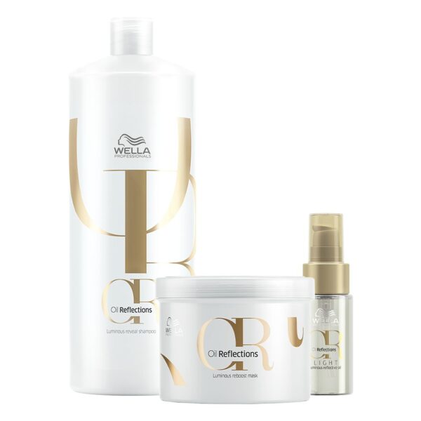 KIT56_1.jpg Oil Reflections - Shampoo 1000ml+Máscara Capilar 500ml+Oil Reflections Ligth 30ml